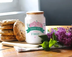 Pot à biscuits personnalisé - Maman Fleurie|Cadeaux.com Sale