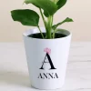 Pot de fleurs personnalisé - Monogramme|Cadeaux.com Online