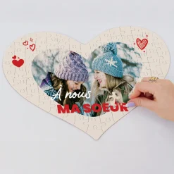 Puzzle coeur personnalisé - Photo et message|Cadeaux.com Hot