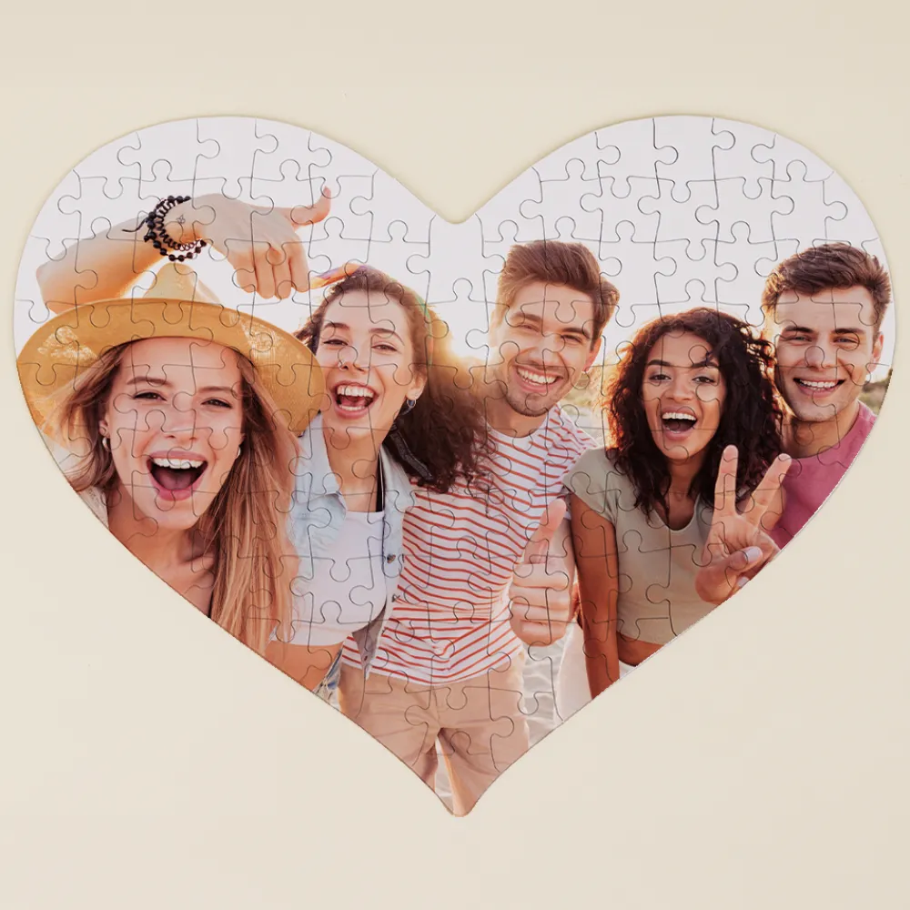 Puzzle coeur personnalisé - Photo|Cadeaux.com New