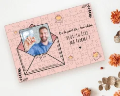 Puzzle personnalisé photo et texte - Veux-tu être ... ? - 96 pièces|Cadeaux.com Outlet