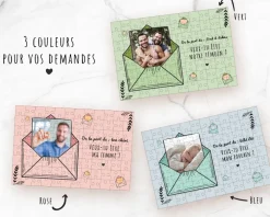 Puzzle personnalisé photo et texte - Veux-tu être ... ? - 96 pièces|Cadeaux.com Outlet