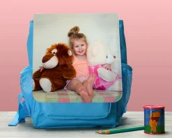 Sac à dos bleu photo|Cadeaux.com Best