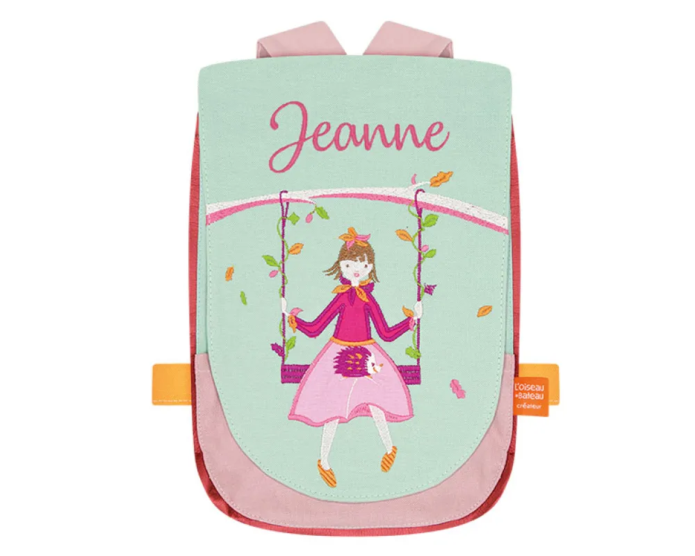 Sac à dos brodé Balançoire hérisson|Cadeaux.com Discount