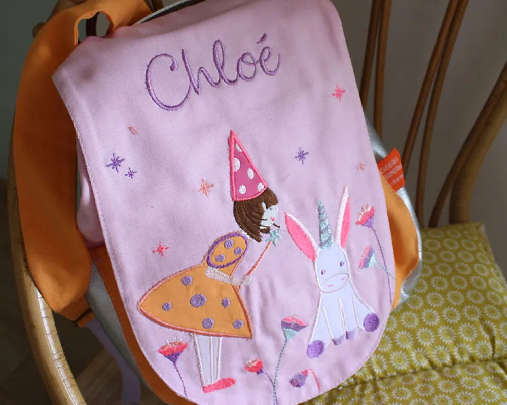 Sac à dos brodé Fée licorne|Cadeaux.com Discount