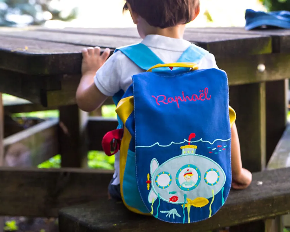 Sac à dos brodé Sous marin|Cadeaux.com Sale
