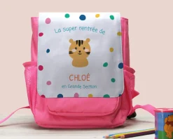Sac à dos enfant personnalisable - Collection Animaux|Cadeaux.com Best