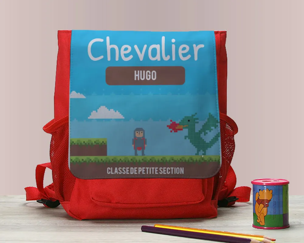 Sac à dos enfant personnalisable - Jeux Vidéo Rétro - Version Garçon|Cadeaux.com Clearance
