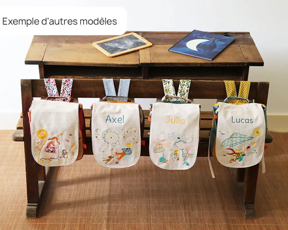 Sac à dos pour enfant personnalisé - La fille et le lapin|Cadeaux.com Discount