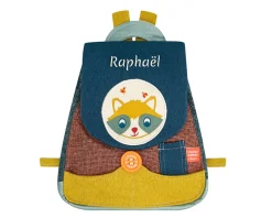 Sac à dos pour enfant personnalisé - Raton Laveur|Cadeaux.com Best