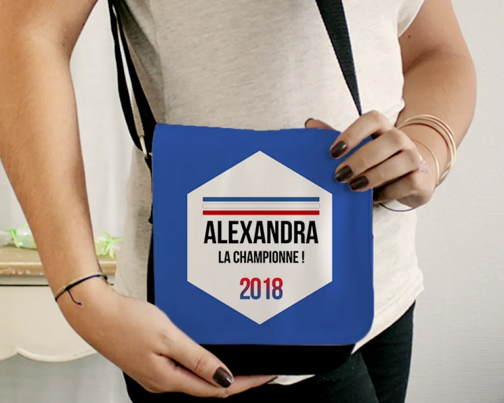 Sac besace Meilleur supporter|Cadeaux.com