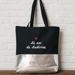 Sac noir personnalisé - Le petit bazar de…|Cadeaux.com Clearance