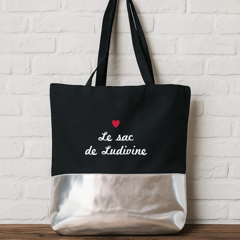 Sac noir personnalisé - Le petit bazar de…|Cadeaux.com Clearance