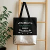 Sac noir personnalisé - Message positif|Cadeaux.com Online