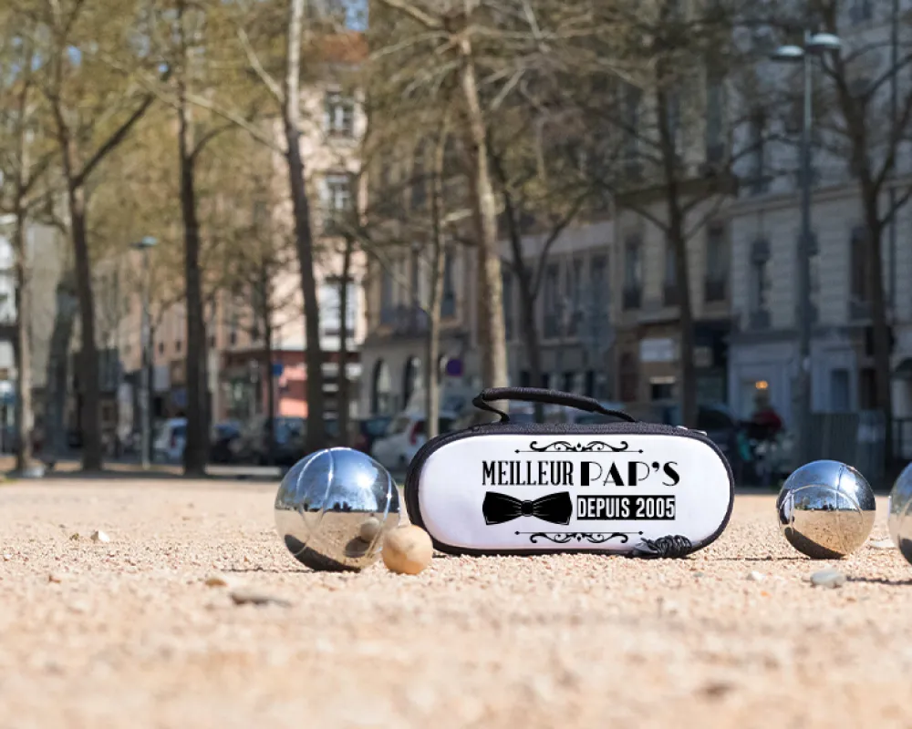 Sacoche de pétanque personnalisée - Meilleur Grand-Père|Cadeaux.com