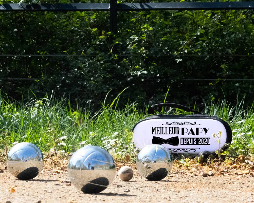Sacoche de pétanque personnalisée - Meilleur Grand-Père|Cadeaux.com