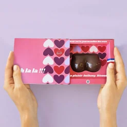 Seins en chocolat avec message personnalisable - Erotique|Cadeaux.com New