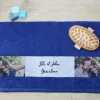 Serviette bleue Personnalisable - Photos et Message|Cadeaux.com New