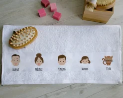 Serviette Family Circus|Cadeaux.com New