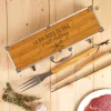 Set barbecue personnalisé - Message|Cadeaux.com