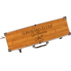 Set barbecue personnalisé - Message|Cadeaux.com