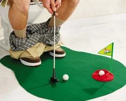Set de mini-golf pour les toilettes|Cadeaux.com