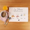 Set de table personnalisé - Famille Chaussures|Cadeaux.com New