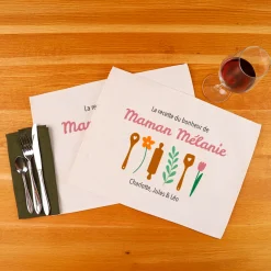 Set de table personnalisé - Recette du Bonheur|Cadeaux.com Sale