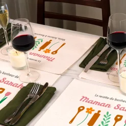 Set de table personnalisé - Recette du Bonheur|Cadeaux.com Sale