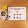 Set de table personnalisé - Mamie et ses petits coeurs|Cadeaux.com Online