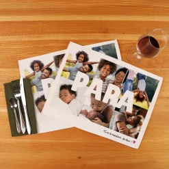 Set de table personnalisé - Multi photos famille|Cadeaux.com
