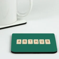 Sous-verres personnalisés - Scrabble|Cadeaux.com