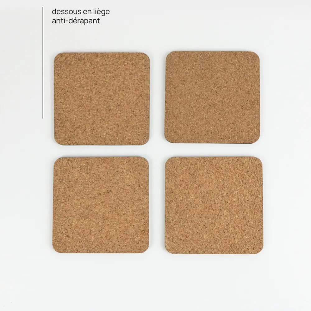 Sous-verres personnalisés - Scrabble|Cadeaux.com