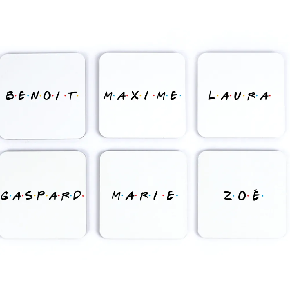 Sous-verres personnalisés - Bande de potes|Cadeaux.com Online