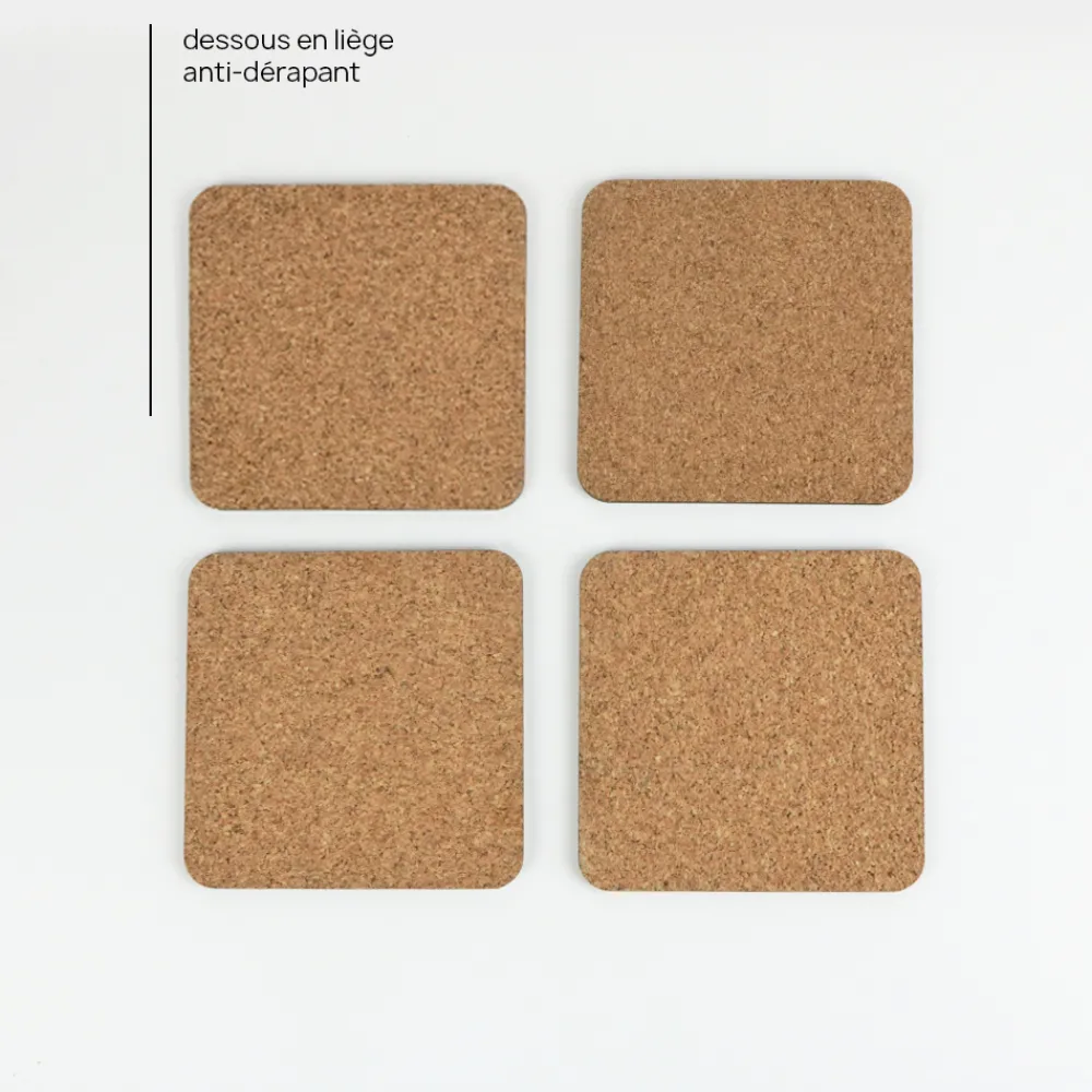 Sous-verres personnalisés - Bande de potes|Cadeaux.com Online