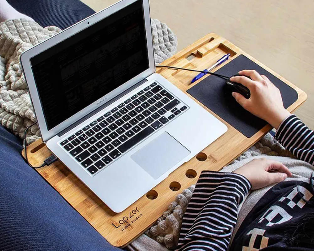 Support ordinateur portable en bois|Cadeaux.com Discount