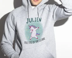 Sweat personnalisé - Licorne|Cadeaux.com Best