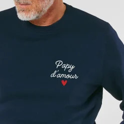 Sweat personnalisé brodé - Message|Cadeaux.com