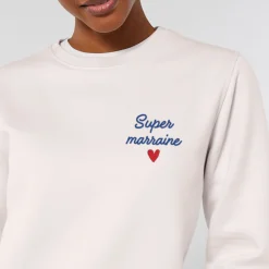 Sweat personnalisé brodé - Message|Cadeaux.com