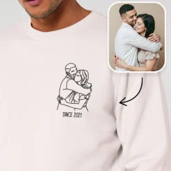 Sweat personnalisé brodé - Photo|Cadeaux.com Best