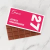 Tablette de chocolat anniversaire Rose|Cadeaux.com Discount