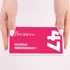 Tablette de chocolat anniversaire Rose|Cadeaux.com Discount