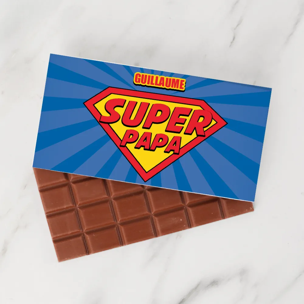 Tablette de chocolat Fête des Pères|Cadeaux.com Online