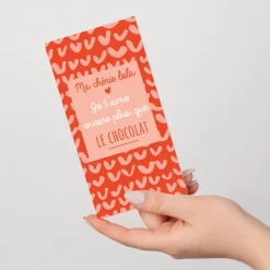 Tablette de chocolat Je t'aime plus que ...|Cadeaux.com New