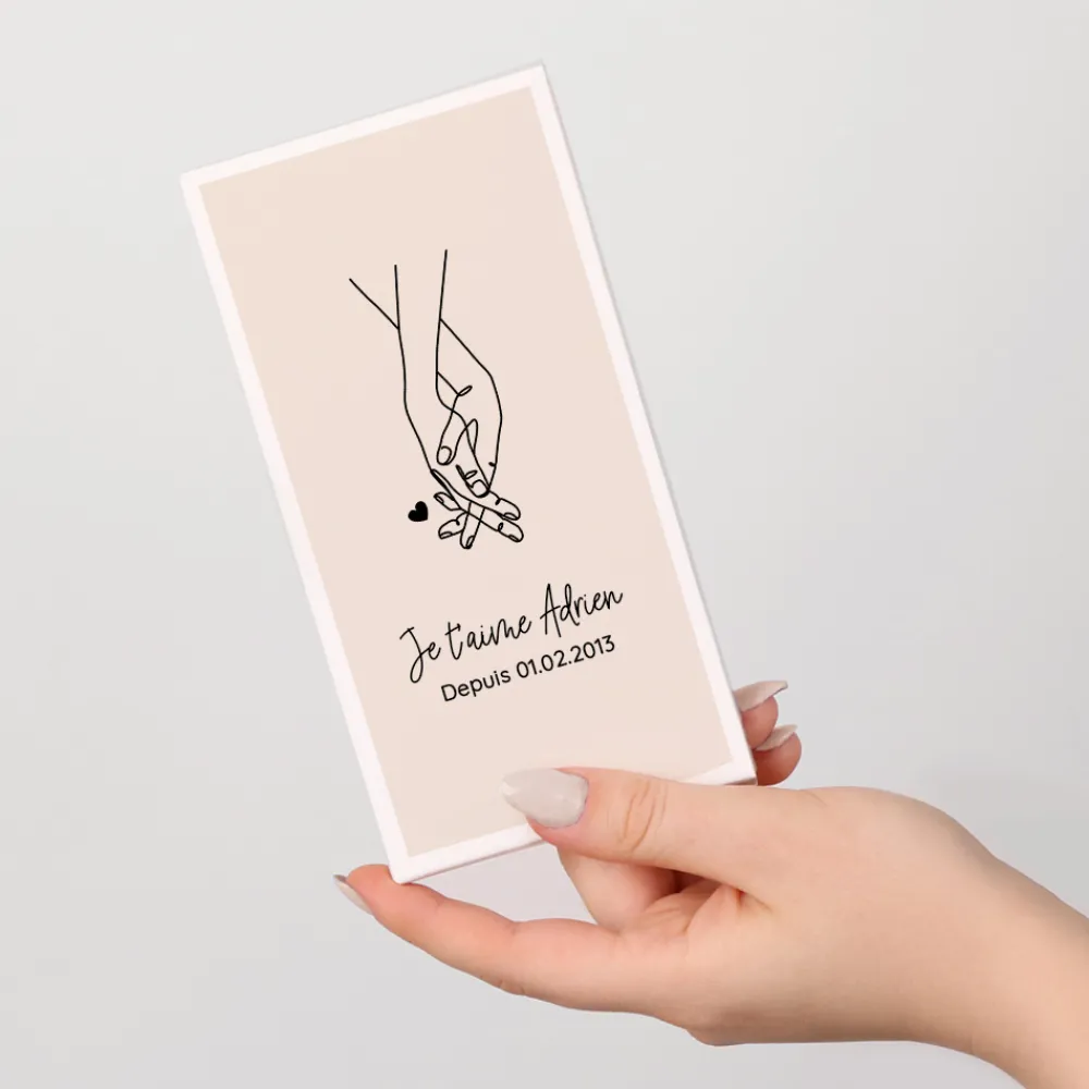 Tablette de chocolat personnalisée - Dessin au trait|Cadeaux.com Sale