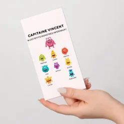 Tablette de chocolat personnalisée - Famille Monstres|Cadeaux.com Discount