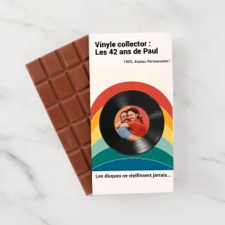 Tablette de chocolat personnalisée - Retro Vibes|Cadeaux.com Best