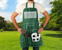 Tablier homme barbecue foot|Cadeaux.com New
