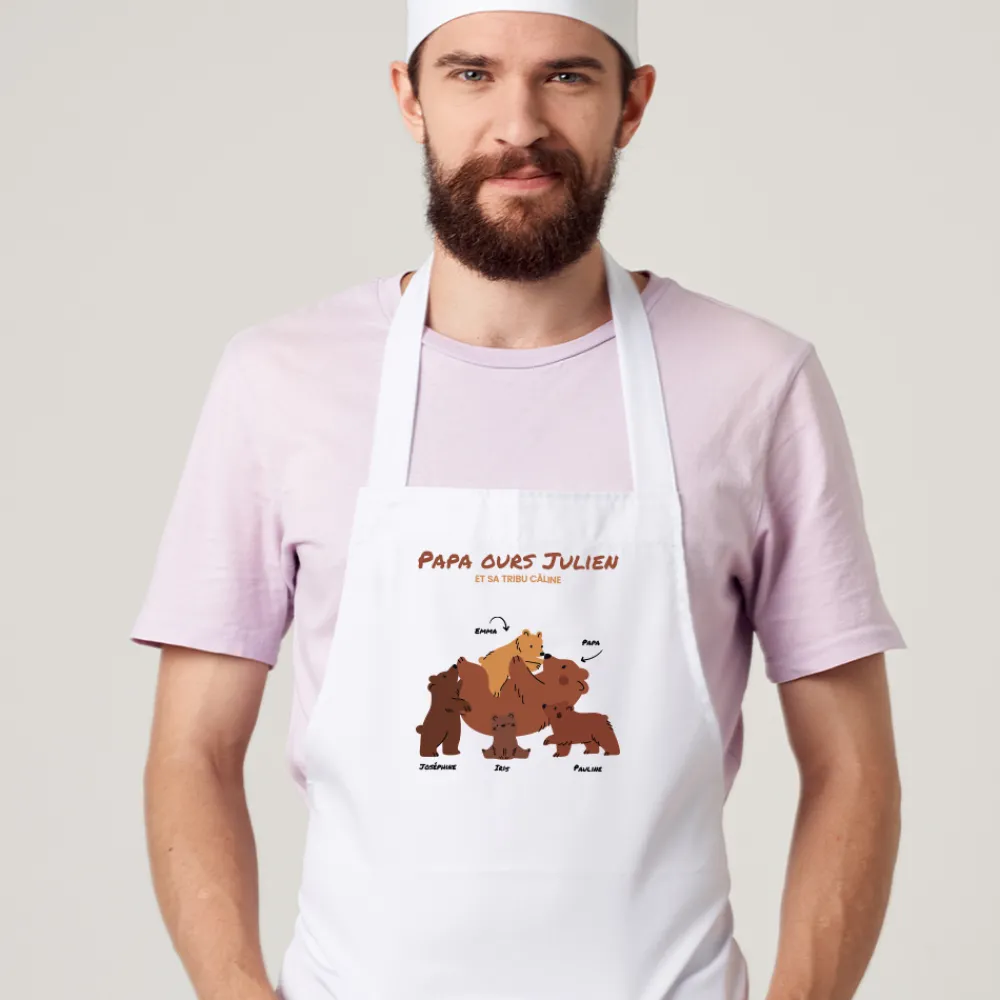 Tablier personnalisé - Câlins d'Ours|Cadeaux.com New