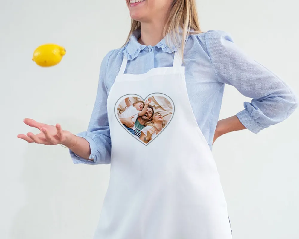 Tablier personnalisé - Coeur Photo|Cadeaux.com Clearance